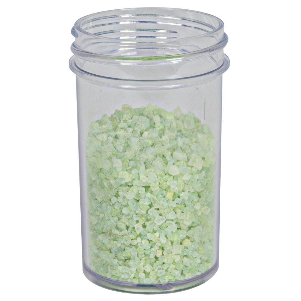 2 oz. Clear Polystyrene Straight-Sided Round Jar with 43/400 Neck (Cap Sold Separately)