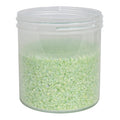 20 oz. Natural Polypropylene Straight-Sided Round Jar with 100/400 Neck (Cap Sold Separately)