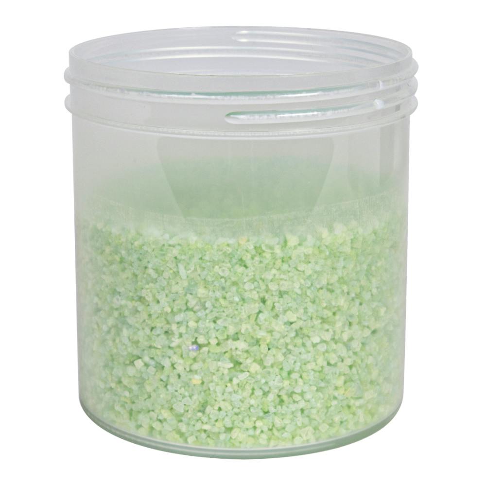 20 oz. Natural Polypropylene Straight-Sided Round Jar with 100/400 Neck (Cap Sold Separately)