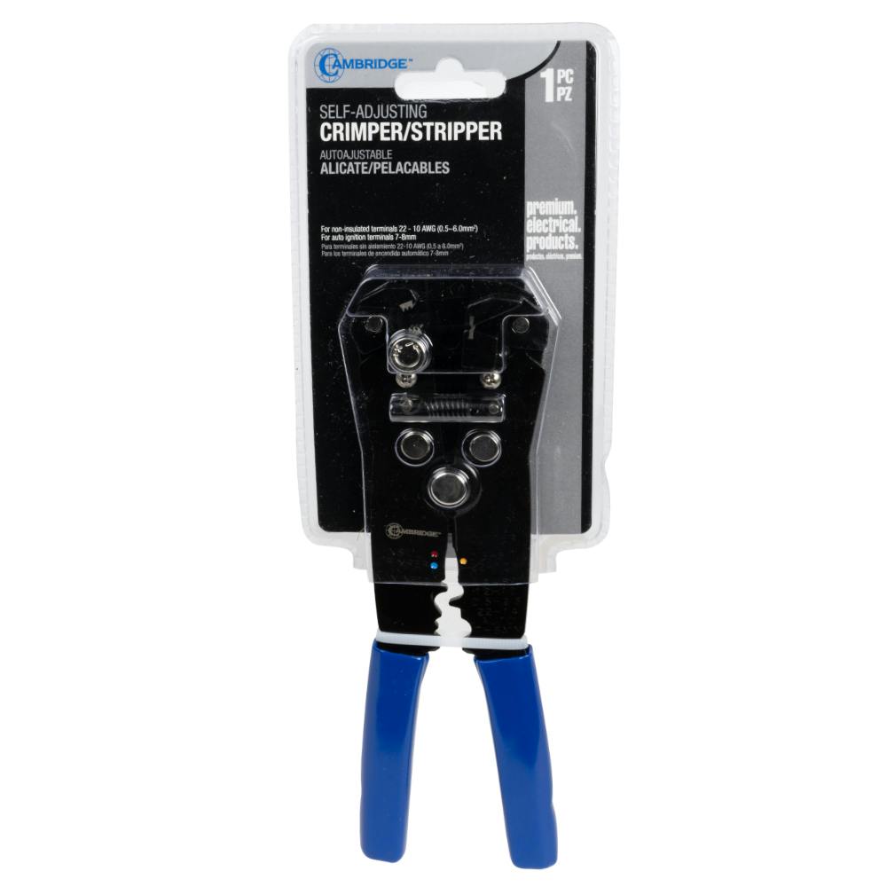Self-Adjusting Wire Stripper/Crimper