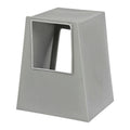 Gray Polypropylene Weather Hood/Pedestal for Plastec 25 TEFC (1 & 3 Phase), Plastec 30 TEFC (1 & 3 Phase) & Storm 16 TEFC (3 Phase) Series Exhaust Fan Blowers
