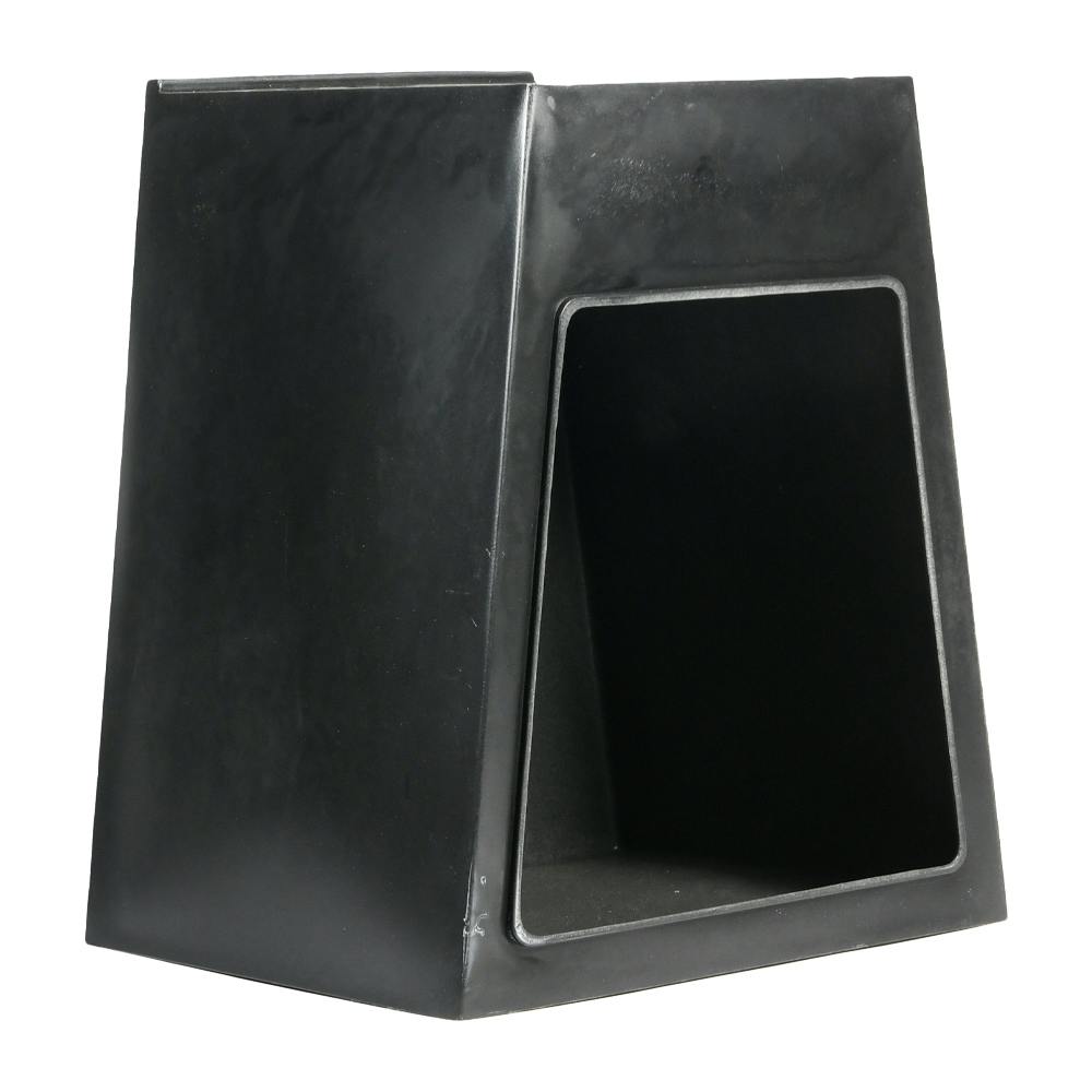 Gray Explosion-Resistant Polypropylene Weather Hood/Pedestal for Plastec 30 XPFC (3 Phase) Series Exhaust Fan Blowers