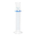 500mL Class B Borosilicate Glass Dual Scale Graduated Cylinder with Bumper Guard