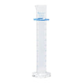 1000mL Class B Borosilicate Glass Dual Scale Graduated Cylinder with Bumper Guard