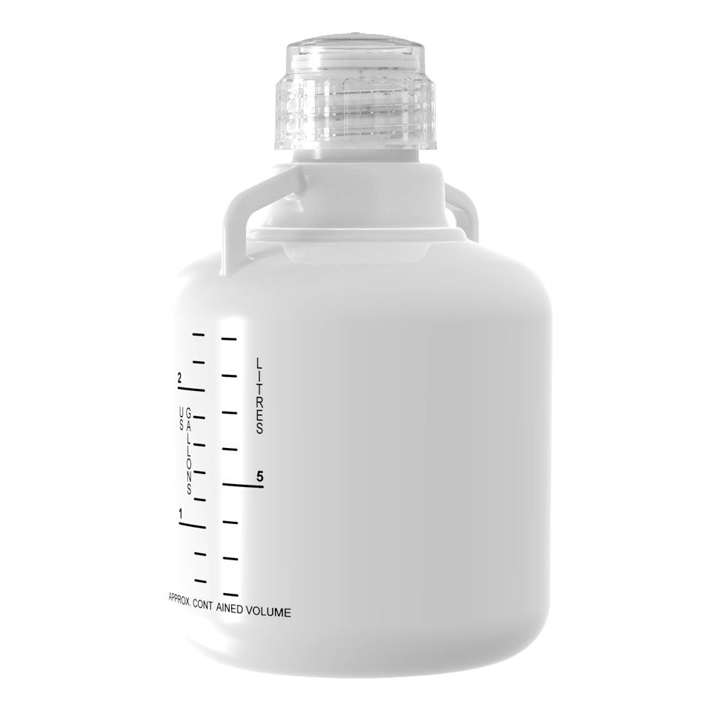 10 Liter Natural LDPE UniStore™ Industrial-Grade Round Carboy with 83mm Natural Screw Cap