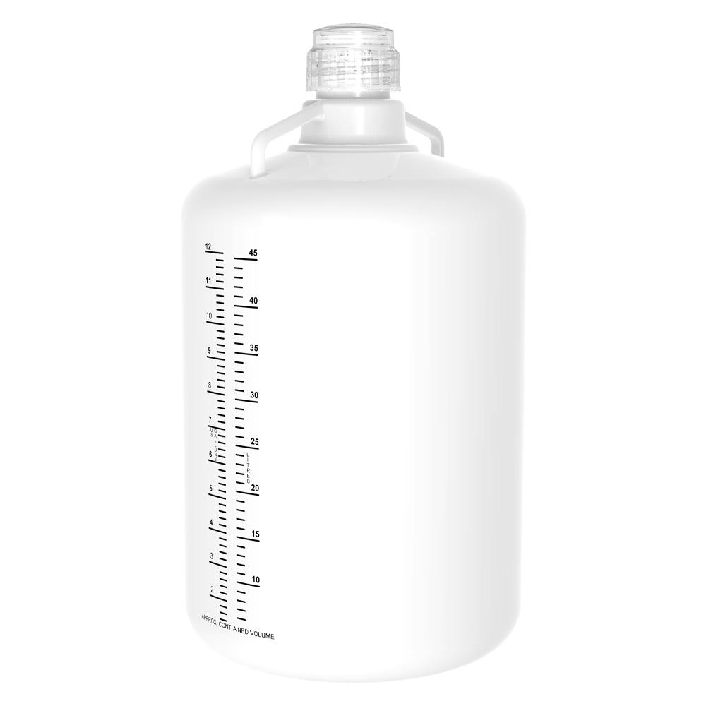50 Liter Natural HDPE UniStore™ Industrial-Grade Round Carboy with 83mm Natural Screw Cap
