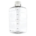 10 Liter Polycarbonate PharmaTainer™ Square Sterile Carboy with 70mm Cap - Case of 2