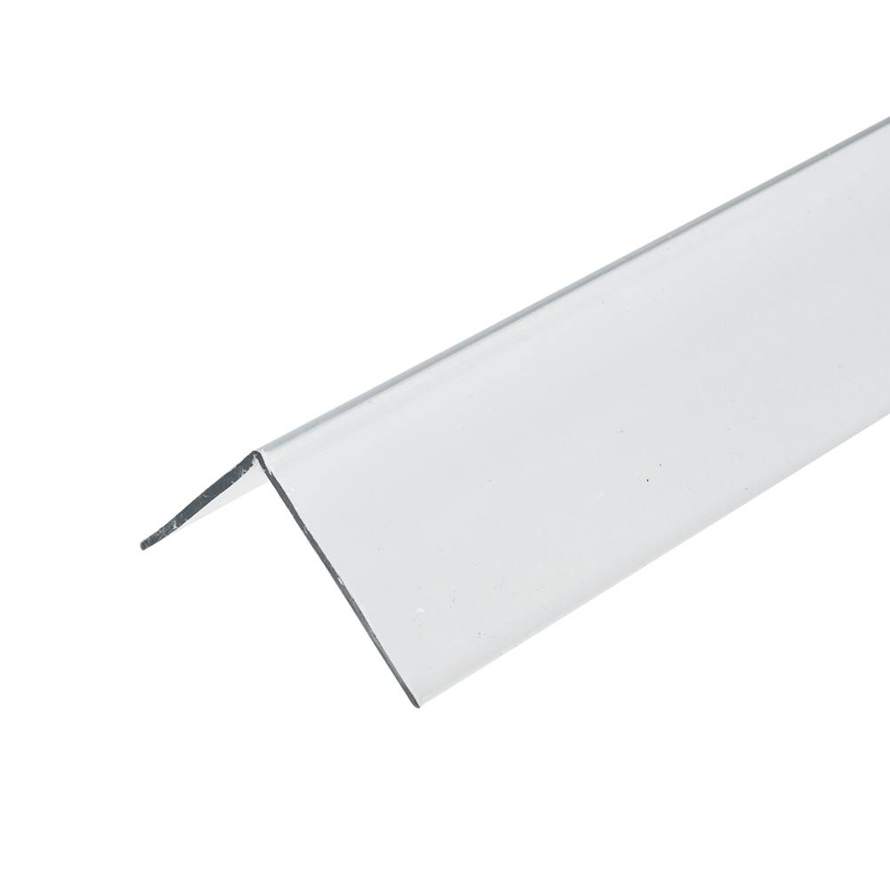 1-1/2" Leg x 1-1/2" Leg x 0.05" Thickness Clear Polycarbonate 90° Angle - 6' Length