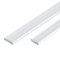 3/16" Thick x 1/2" W Clear Acrylic Rectangular Bar - 6' Length