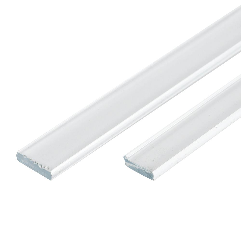 3/16" Thick x 1" W Clear Acrylic Rectangular Bar - 6' Length