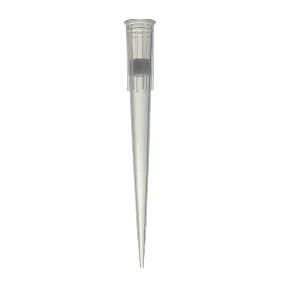200µL Sterile Low-Retention Natural Polypropylene Universal Filtered Pipette Tips - 96 per Rack; 10 Racks per Case