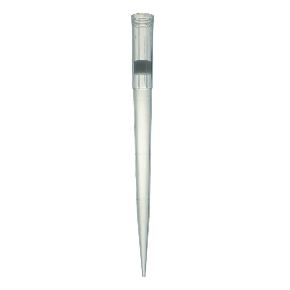 1250µL Sterile Natural Polypropylene Universal Filtered Pipette Tips - 96 per Rack; 10 Racks per Case
