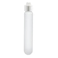 15mL Round Bottom Natural Polypropylene High-Speed Centrifuge Tube with White Screw Cap & Grip Tab - Package of 12