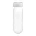 85mL Round Bottom Natural Polypropylene High-Speed Centrifuge Tube with Natural Screw Cap - Package of 12
