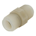 1/2" MNPT x 1/2" MNPT Jaco Natural PVDF Check Valve with Viton™ O-Ring