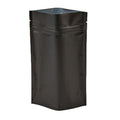 5" W x 8" L + 2-1/2" BG x 5 mil Thick Black Stand-Up Barrier Zipper Pouch - Case of 1000