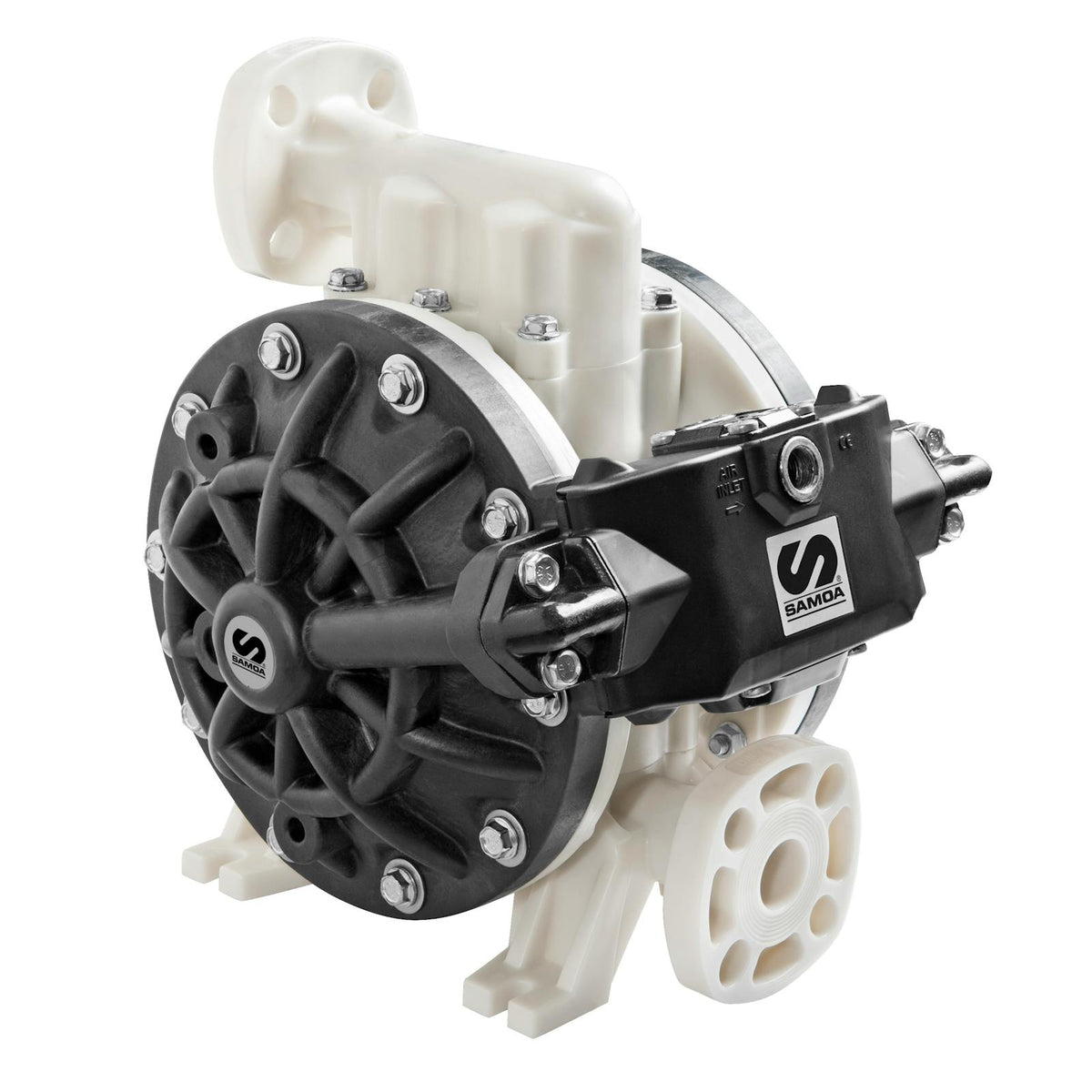 1" DP200 Direct Flo 53 GPM Pump with Polypropylene Body & Santoprene™ Diaphragm