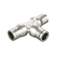 3/8" Tube Nickel-Plated Brass Union Tee