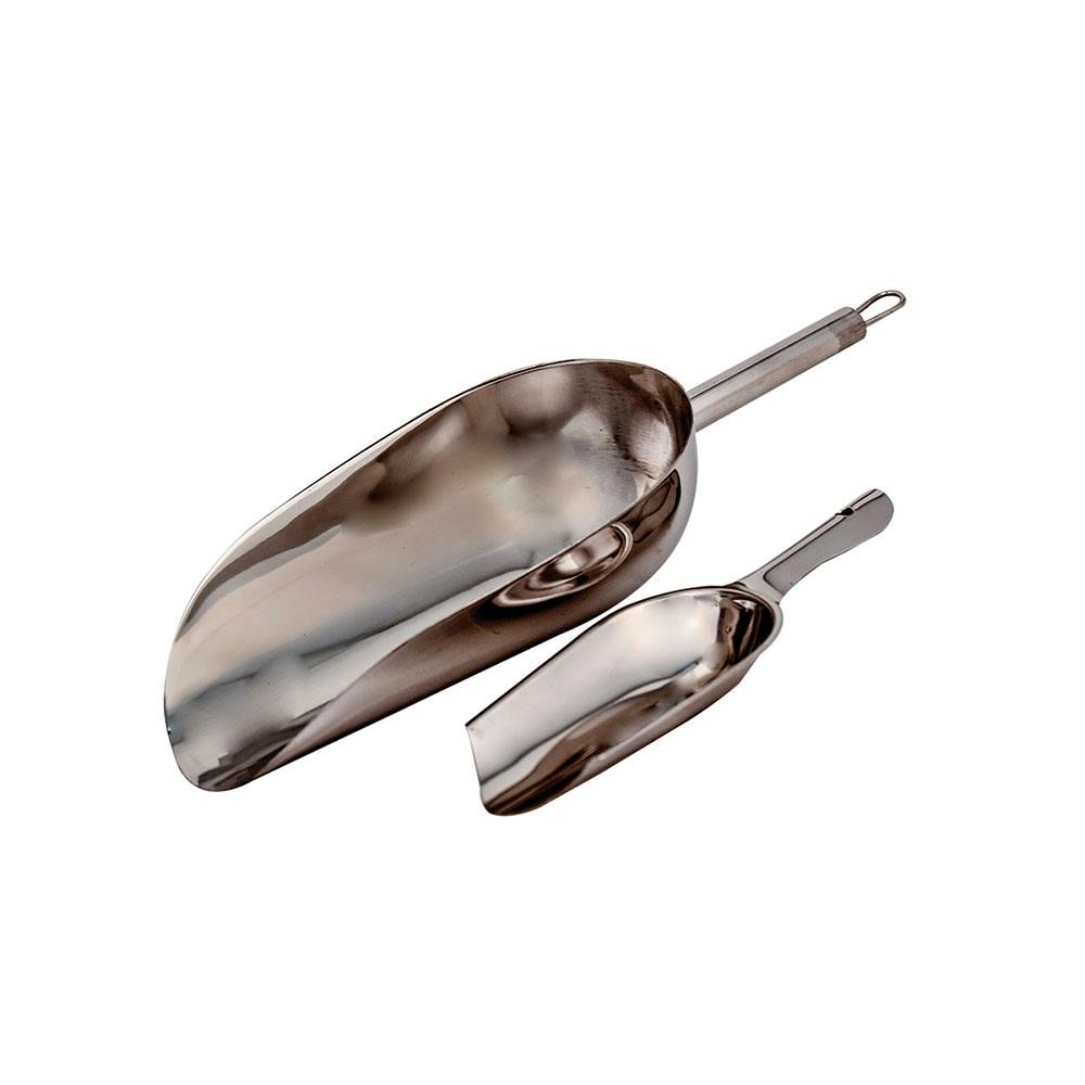 52 oz. Stainless Steel Lab Scoops with Handle