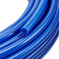 1-1/4" ID x 1-5/8" OD x 0.188" Wall Excelon Blue Platinum-Cured Braided Silicone Tubing