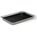 18" L x 12" W x 2" Hgt. Aluminum Dissecting Tray with Black Wax