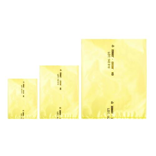24” W x 18” L x 4.0 mil Thick Ferrous Yellow Flat Bags – Case of 250
